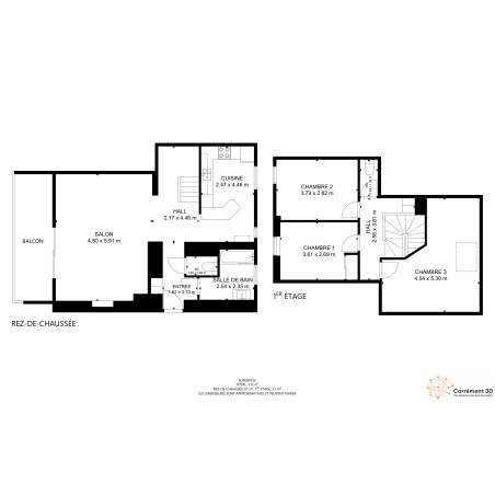 PLAN 2D combiné N&B